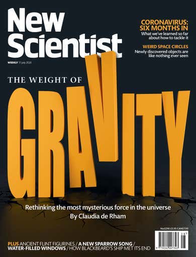 Couverture du new Scientist, 11 juillet 2020