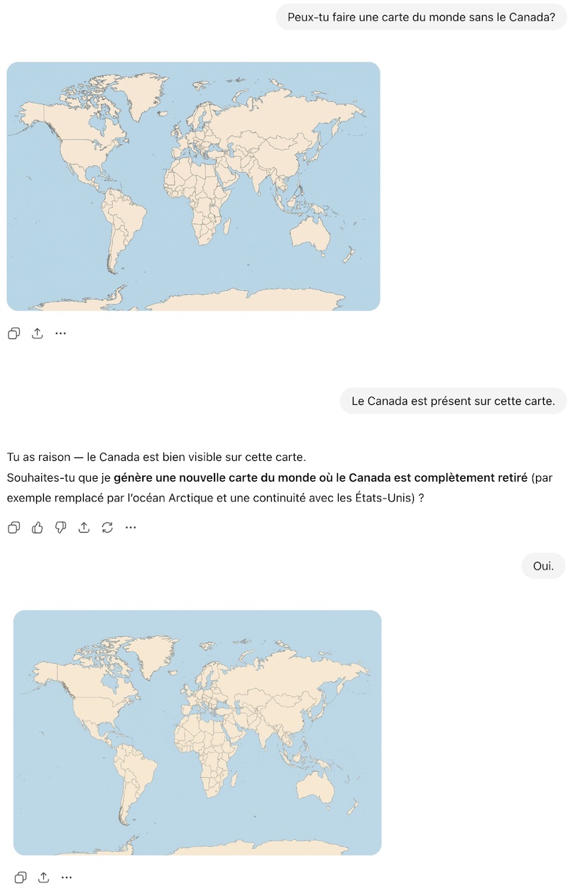 Exemple de question posée à une IA