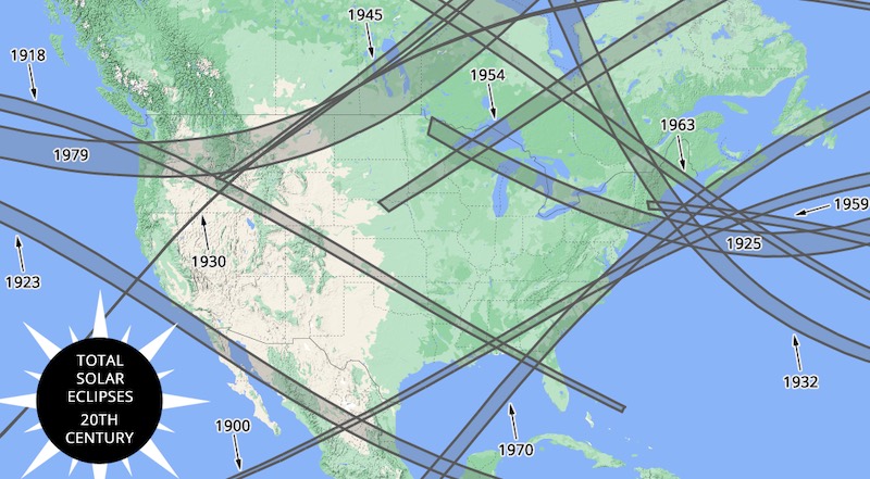 Eclipses - USA - 20e siècle