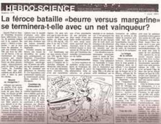 Hebdo-Science 1983 - Beurre-margarine