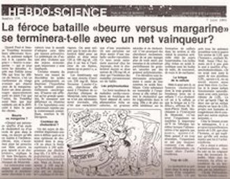 Hebdo-Science 1983 - Beurre-margarine