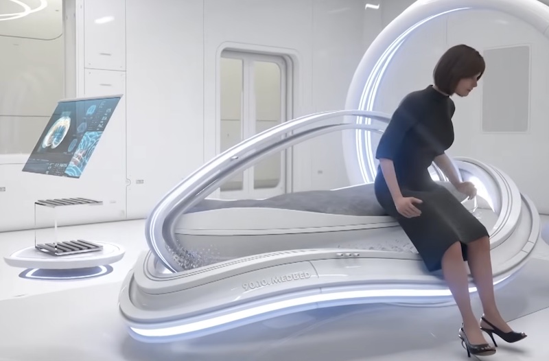 MedBed - Image lit futuriste