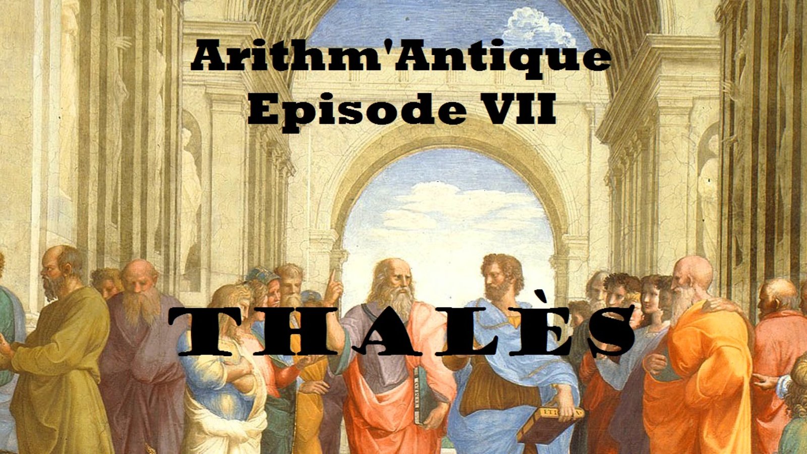 Affiche Thalès Arithm'Antique