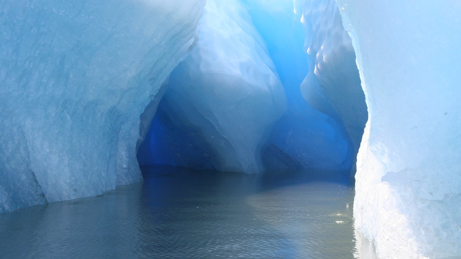 Melting glacier