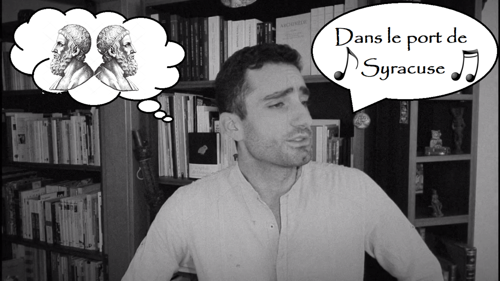 Archimède - Dans le port de Syracuse