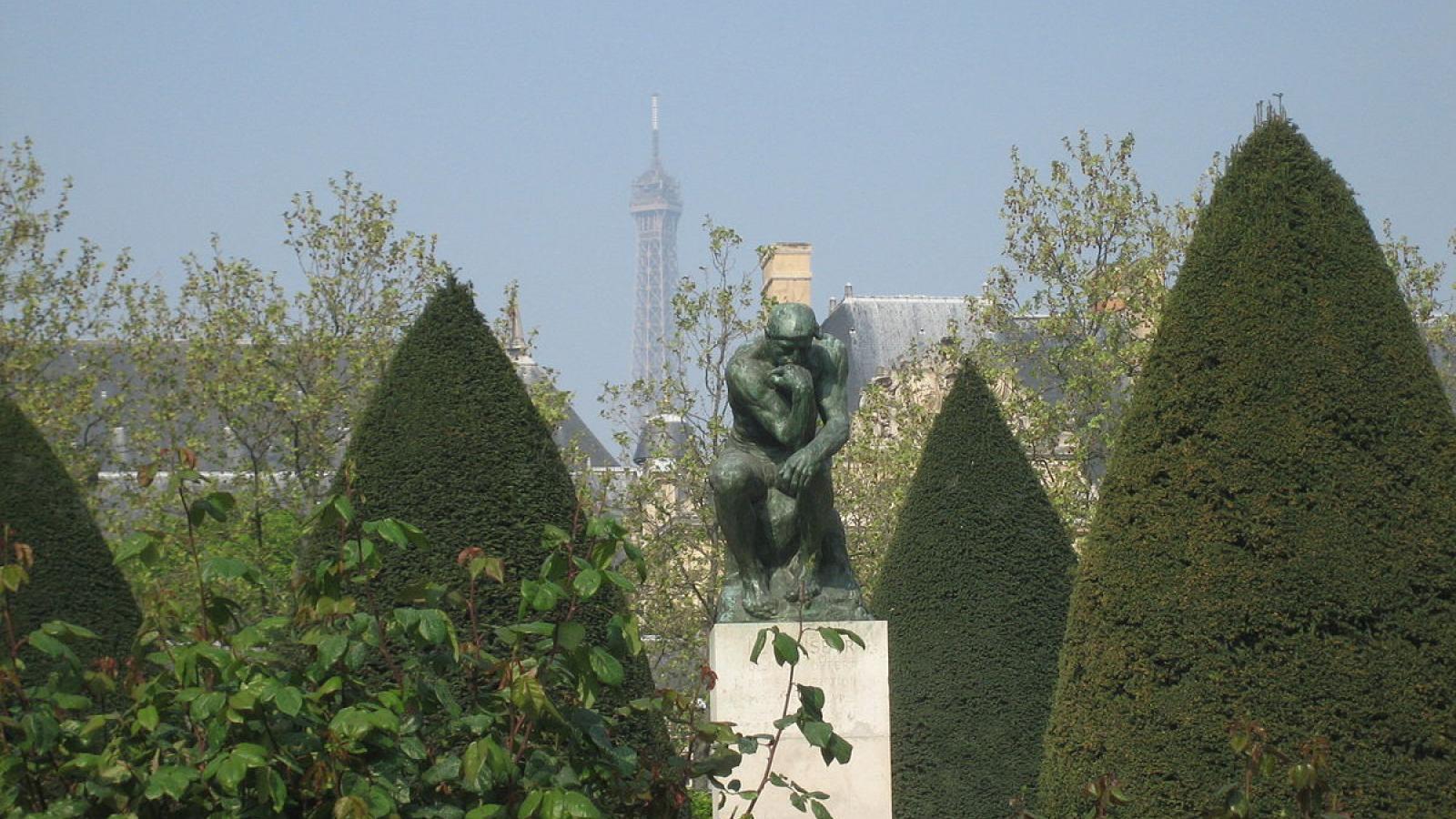 Le Penseur d'Auguste Rodin au Musée Rodin dans le Quartier des Invalides, 7e arrondissement de Paris