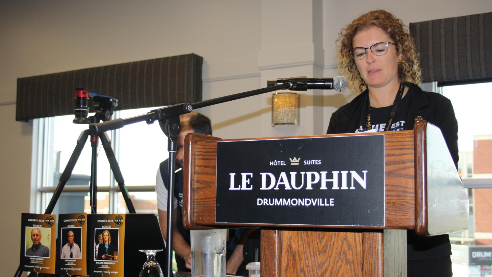 Marjorie Dessureault pr&eacute;sidente de la FAAQ