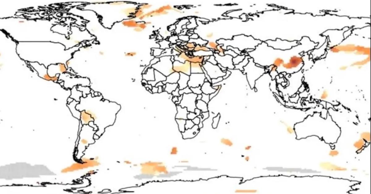 La carte des régions qui se réchauffent le plus vite