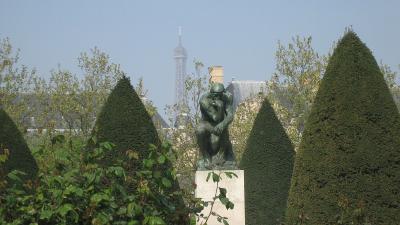 Le Penseur d'Auguste Rodin au Musée Rodin dans le Quartier des Invalides, 7e arrondissement de Paris