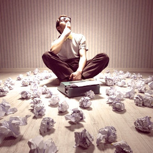 Processus d'écriture idées brouillons
