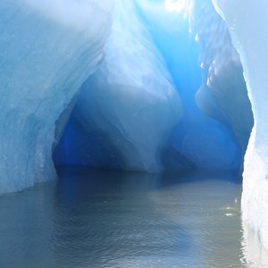 Melting glacier