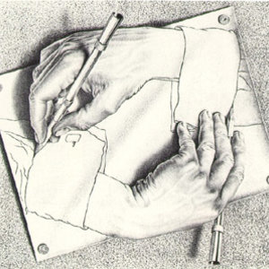 Escher mains