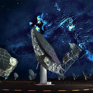 MeerKat-galaxie-centre