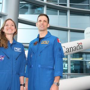 deux nouveaus astronautes canadiens