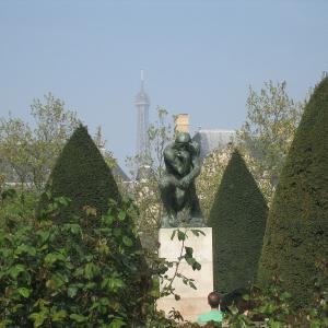 Le Penseur d'Auguste Rodin au Musée Rodin dans le Quartier des Invalides, 7e arrondissement de Paris