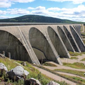 Le barrage Daniel-Johnson au Québec